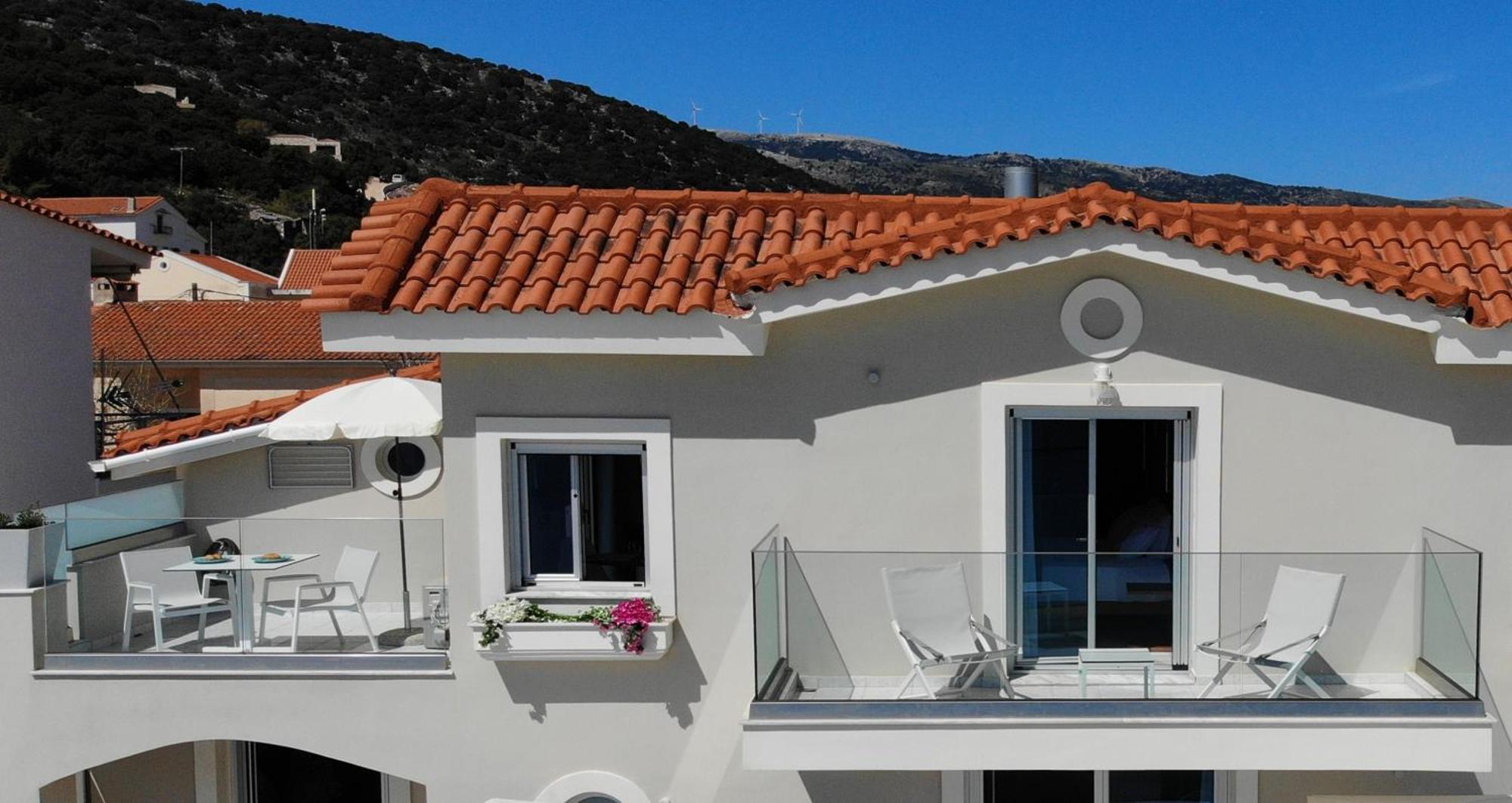 Sunrise Bay Apts Ajía Effimía Szoba fotó